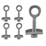 5 tk. Vastupidav universaalne lihtsalt paigaldatav keti kinnituskruvid Jalgrattaketi reguleerija Jalgrattas&otilde;idu tarvikud Remondiosa 5pcs