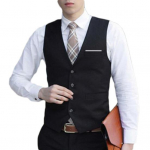 Topid Meeste Klassikaline Ametlik &Auml;ri Slim Fit Chain Vest &Uuml;likond Meeste Riietus Vest XXXL