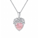 Aare armastuse kuju Safiir ripats roosa teemant v&auml;rv Treasure rangluu kett Ehted Aksessuaarid naistele