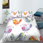 3D-v&auml;rvimustriga prinditud voodipesu, &uuml;heinimesevoodi t&auml;issuuruses vintage lillemustriga padjap&uuml;&uuml;r ja tekikate 2 v&otilde;i 3 mugav kodukaunistus UK Single 135x200cm
