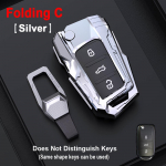 Uus tsingisulamist auto v&otilde;tme korpuse kate VW Volkswagen Golf 7 MK7 Tiguan MK2 jaoks SEAT Ateca Leon FR 2 Ibiza jaoks Skoda Octavia jaoks Remote A Gray