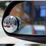 2pcs 360 Degree Rotable Rimless Universal wide angle Round blind spot mirror Car Rearview Convex Mirror for parking