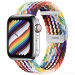 Nailonkangast rihm Apple Watch Series 8 7 6 SE 5 4 3 38 40mm 42mm 44mm 41MM 45MM 49 Ultra Braided Solo Loop rihm iwatchile 38/40/41mm