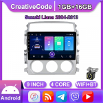 9-tolline Android-autoraadio Suzuki Liana 2004-2013 auto multimeediumipleierile GPS-navigatsioonipeakomplekt WIFI 1+16GB