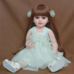 Reborn Baby Silicone Full Body 55 cm Reborn Baby Bolls Ilusad T&uuml;drukutele Nukud M&auml;nguasjad Printsessinukud Lastele Kingitused