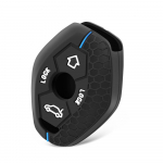 Auto v&otilde;tme FOB kestahoidiku katte&uuml;mbris BMW X3 X5 Z3 Z4 3 5 7 seeria E38 E39 E46 E83 jaoks 1998-2005 punane