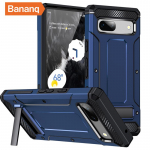 Eksklusiivne p&otilde;rutuskindel turvapadi kaamera kaitseks Shockproof Stand Armour Case Google Pixel 7 8 Pro 7A hoidiku telefoni tarvikute kate Google Pixel 7