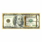 Piktori rahal&otilde;ks Kuldne klipp Moodne naljakas seinakunst l&otilde;uendimaalingud kunstipopi plakatid ja prindid elutoa kodukaunistamise pildid 20x40cm No Frame roheline