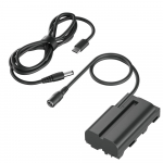 NP-F550 NP-F75 NP-F970 n&auml;iv aku, t&auml;ielikult dekodeeritud alalisvoolu &uuml;hendusseade Sony NP-F970 NP-F960 NP-F770 NP F750 NP F550 NP F570 jaoks