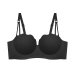 Libisemiskindel Olkaimeta terasr&otilde;ngas Seksikas Push Up Cup rinnahoidja 32/70AB must