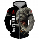 Kevads&uuml;gis Meeste T&otilde;mblukuga kapuutsiga dressipluusid 3D Animal Lion Beast Printing Kapuutsiga Pullover Mood Jakk vabaaja spordir&otilde;ivad 2XL