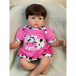 55 cm hiiglaslik kvaliteetne nukk suur beebi uuestis&uuml;ndinud v&auml;ikelapse popt&uuml;druku nukk, pehme kallistus, keha armas ja realistlik t&otilde;eline beebi 55cm