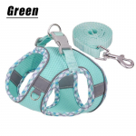 Lemmikloomade rakmed v&auml;ikestele koertele jalutusrihmade komplekt, pehme ja t&otilde;mbevaba reguleeritav hingav v&otilde;rgust rihm ja rakmete vestirihm kutsikatele, v&auml;ikestele, keskmistele koertele ja kassidele m