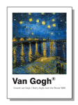 Klassikaline Vincent van Goghi Autoportree T&auml;histaevas Plakat L&otilde;uendimaal Pantone Kunst Seinale Prinditud Kodu Toa Kaunistamiseks 21x30cm No Frame