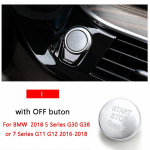 Auto mootori k&auml;ivitamise seiskamisnupu l&uuml;liti kate BMW F10 F11 F12 F15 F16 F20 F21 F22 F23 F25 F30 F31 F32 F34 F48 G30 G11 F jaoks H (with OFF button)
