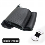 Must kunstnahast autojuhtimiskangi kate BMW Z4 E85 jaoks (Roadster) 2003-2008 E86 (Kupee) Black thread