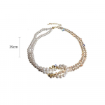 Korea stiilis Choker kaelakeed naistele L&uuml;hikese ketiga kaelakeed Statement Ehted 1