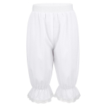 Lastele, t&uuml;drukutele, viktoriaanlikele pantaloonidele, kost&uuml;&uuml;mide lahtised pitsid 3-4 Years valge