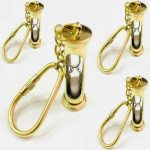 Liivataimeri kaelakee, kuldne Mini Sand Timer keti komplekt, 5 osa