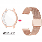 Metallist rihm Garmin Venu 3 3S 2S nutikella k&auml;ev&otilde;ru + &uuml;mbris Garmin Vivoactive 4 4s randmepaela jaoks Garmin Venu 2 Plus kaane jaoks Garmin Venu 3s