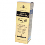 D-vitamiini vedelik, vedel D3-vitamiin 5000, Solgar 59ml Apelsin (36313017) 59ml Orange