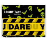236in/600cm Halloweeni hoiatuslint Sildid Halloweeni rekvisiidid Ohuhoiatusjoon Isolatsiooniv&ouml;&ouml; m&auml;rk Koduaed Halloweeni kaunistus must