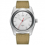 Vintage meeste mehaaniline k&auml;situulekell meestele 50 m veekindel 38 mm &uuml;mbris M&auml;nner Mechanische Armbanduhren valge