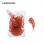 LANGMANNI uus DIY l&auml;bipaistev huulel&auml;ige huuleglasuuri alus niisutav ja niisutav 20ml red