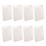 100 tk mugavad toidukvaliteediga keskkonnas&otilde;bralikud pakkekotid suupistek&uuml;psised popkorni kommipaberist k&ouml;&ouml;gitarbed S valge