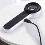 60-kordne suurendusklaas LED-valguse heleduse reguleerimisega, taaslaetav HD suure v&otilde;imsusega suurendusklaas h&otilde;be