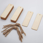 20 tk t&uuml;hi ristk&uuml;lik puidust sildid L&otilde;petamata loodus Puidust viil DIY k&auml;sit&ouml;&ouml; J&auml;rjehoidja R&otilde;ivas R&otilde;ivas Sildid Kingikotid Rippuv Silt Dekoratsioon 20pcs