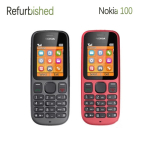 Renoveeritud Nokia Originaal Nokia 100 Mobiiltelefon 1 SIM-kaardiga 1 Battery 1 Charger must