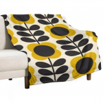 orla kiely mitme varrega lilled,kiely muster,orla kiely disain Viskevilt Vilt Luksuslikud Diivanid 75x100cm (30x40inch)