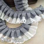 1 jard pol&uuml;ester Klassikaline stiil Riietus M&uuml;tsid Dekoratsioon Satiinlint &Otilde;mblustarvikud Pleedid 7cm Laius 1Yard must