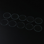 10 t&uuml;kki kell 3,5-40 mm l&auml;bim&otilde;&otilde;duga mineraalkristall 1,0 mm - l&auml;bipaistev, 39,5 mm