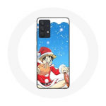 &Uuml;mbris Samsung Galaxy A13 5G Anime One Piece Luffy Christmas Day 2023 jaoks