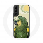 &Uuml;mbris Samsung Galaxy S22 Amazon Parrots Green jaoks