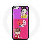 Coque pour Iphone 4 BTS BT21 Cooky Et Tata Bangtan V Et Jungkook Fanart