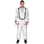 Meeste Astronauti Kost&uuml;&uuml;m Halloween Cosplay Pikkade Varrukatega Lukuga Kombinesoonid S