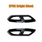 2 tk/komplekt auto tagumine v&auml;ljalasketoru saba k&otilde;ri v&auml;ljalaske difuusori raam sobib VW Volkswagen Passat B8 2016- auto tarvikud Bright black