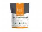 Just Jaivik Orgaaniline Ashwagandha Pulber - Ajurveeda Taimne Lisand, Mis Edendab Eluj&otilde;udu ja J&otilde;udu - Toetus Stressivabaks Eluks, 227g
