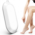 Uut Sanderi kehakarvaeemaldusvahendit saab pesta korduvalt ja &otilde;rnalt, ilma et see kahjustaks nahka. Nanoklaasist karvaeemaldusinstrumendi artefakt. valge