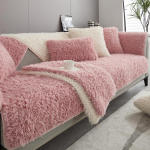 S&uuml;gisel ja talvel tihendav pl&uuml;&uuml;sist diivanipadi Moodne lihtne paksendatud libisemiskindel diivanipadi k&auml;ter&auml;tik seljatoe padjakate 70*70cm