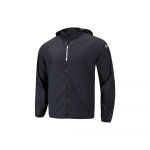 Under Armour &uuml;hev&auml;rvilise logoga veniv spordikootud jakk meestele Pealiskate Must 22500405-001 M