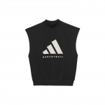 Adidas Chapter 03 Varrukateta K&otilde;rge Kaelusega Logotr&uuml;kiga Dressipluus Unisex Topp Must IN4247 XXXL