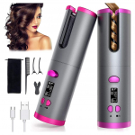 Juhtmeta automaatne juuksekoolutaja Juhtmeta lokirulli USB-laetav LCD-ekraan Keraamiline lokkis lokirulli kujundamise t&ouml;&ouml;riistad hall