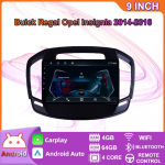 Android 2 Din auto multimeediumipleier Buick Regal Opel Insignia 2014-2016 peaseadmele Stereo Carplay GPS-navigatsioon BT WIFI 4+64GB 4+64GB