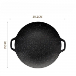 Korea &uuml;mmargune grillpann v&auml;lik&auml;mping praadimispann lame pannkoogirest nakkumatu Maifani kivipliit grillalus Grilltarvikud 34cm
