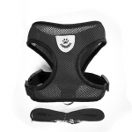 Hingavate kassirakmete jalutusrihma komplekt Reguleeritav kutsikakasside rakmete vest Prantsuse buldog chihuahua mops &otilde;ues k&auml;imise plii v&auml;ikesed koerad M