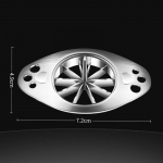 Roostevabast terasest rohelise sibula viilutaja loominguline multifunktsionaalne k&ouml;&ouml;giviljapurustaja kodune sibula purustaja k&ouml;&ouml;giriiv kuld